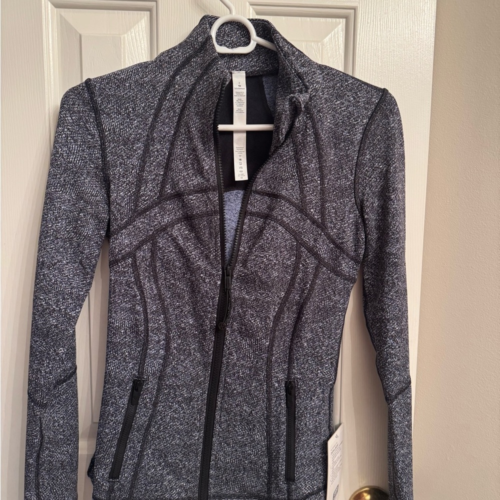 NWT Lululemon Define Jacket Blue Pattern Size 2 N… - image 1